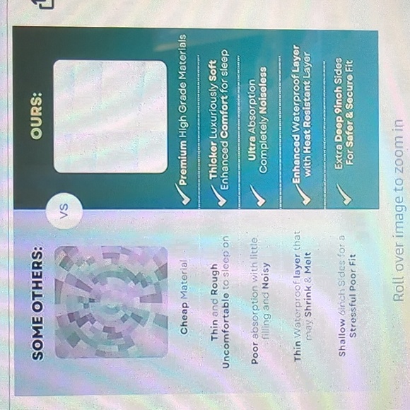 Margaux & May Premium Ultra Soft Bamboo Waterproof Crib Mattress Protector - Picture 4 of 5